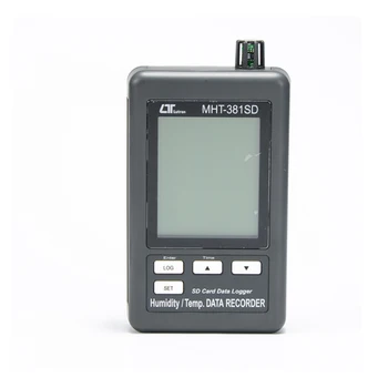LUTRON MHT-381SD MHT381SD Grande Tela Digital de Temperatura e Umidade Gravador de Cartão SD