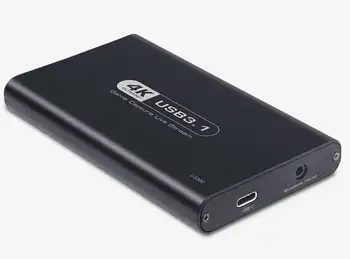4K Ultra HD ao Vivo Streaming de Jogo Grabber USB-C-HDMI Dispositivo de Captura de Vídeo (U1000)