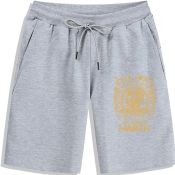 2019 Novo Casual Cool Shorts ANIVERSÁRIO Shorts de MARÇO de PEIXES PRESENTE SIGNO do ZODÍACO Venda Quente shorts para os homens