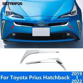 Para A Toyota Prius Hatchback 2019 2020 2021 2022 Chrome Frente Grelha Superior De Corrida Grill Tampa Guarnição Adesivo De Acessórios, Estilo Carro