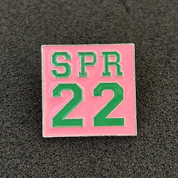 50pcs Irmãs Associação cor-de-Rosa Verde SPR 22 broche