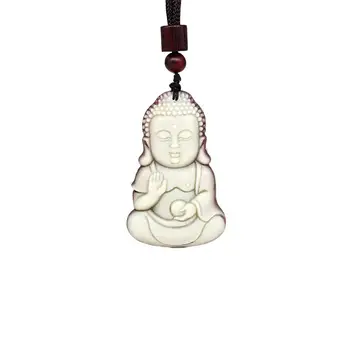Buda de Jade Pingente Designer Homem Natural Acessórios Dom Charme Jóias Colar Vintage Talismãs Pedra de Presentes para Mulheres Amuleto