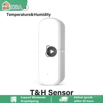 1~5PCS Controle de Voz Zigbee Smart Home Security Tuya wi-Fi Monitor Remoto Interior do Higrómetro do Aplicativo de Controle Remoto