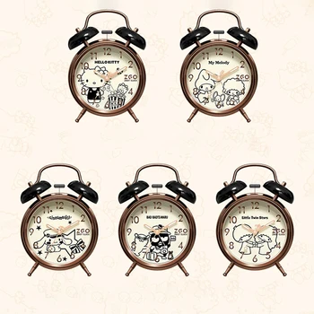Kawaii Sanrio Anime Retro Relógio Despertador Bonito Minha Melodia Cinnamoroll Cartoon Desktop Relógio Eletrônico De Originalidade Presentes Das Crianças