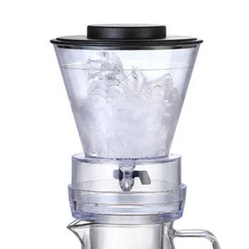 Fermentação a frio de Vidro, máquina de Café Duráveis Resistentes ao Calor Pote de Café de Fácil Limpeza, para Grande Sabor Espresso intenso,