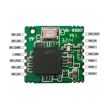 BL-R8801MS1 módulo sem fio Marvell 88w8801 transmissão wireless da imagem fotografia aérea módulo wi-Fi SDIO porta