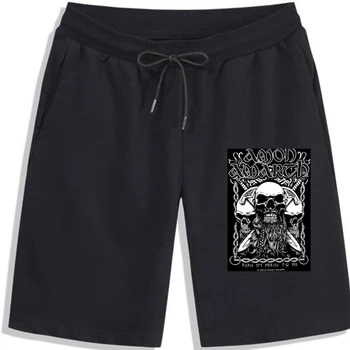 Amon Amarth Homens Negros Homens de Shorts de Banda de Death Metal homens Shorts Vikings sueca de Metal 1