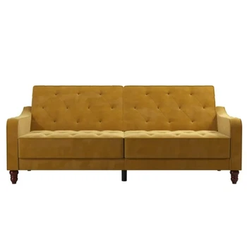 Vintage Tufados Traseiro Dividido Futon mobiliário minimalista, sofá, sofás para sala de estar, móveis de sala de estar