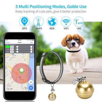 Animal de estimação Inteligente GPS Tracker Localizador de Bola animal de Estimação em seu GPS Localizador Eletrônico Impermeável, Anti-Dispositivo perdido Crianças Carro da Chave Carteira de Colarinho Acessórios