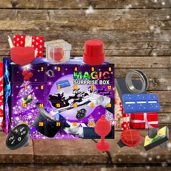Magia Cega Caixa de presente de Natal mágica adereços cega caixa de brinquedos mágicos divertido caixa de estore