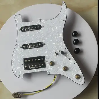 SSH Upgrad Pré-fiação Pickguard Conjunto de Interruptor Multifunções a Preto SSL de 1 TB-6 Alnico 5 Captador Para Guitarra Fender