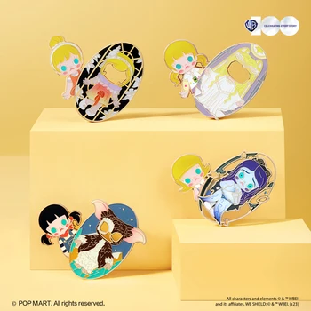 Pop Mart Molly 100º Aniversário da Série - Emblema do Cego Caixa de Brinquedos Boneca Bonito Anime Figura de área de Trabalho Ornamentos Presente Coleção