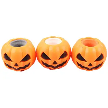 Falsificar Abóbora de Halloween Fantasma Squeeze Infláveis, Bolas de 7x5.5cm Tpr Bouncy Brinquedos de Descompressão Brinquedos Reduzir a Pressão Criativo, Engraçado