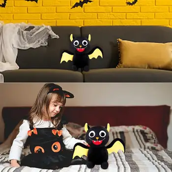 Bastão De Pelúcia Do Halloween Decoração Kawaii Animal Criativo Ultrasoft Brinquedo De Pelúcia, Com Asas Em Pelúcia Boneca Travesseiro Cartoon Figura Presente