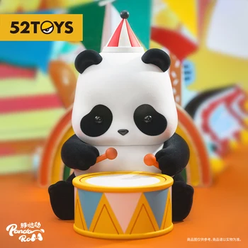52TOYS 300% Grande Figura de Feliz Aniversário Panda Rolo, de Edição Limitada, jogo do Presente para o Aniversário, Frigorífico Adesivo incluído