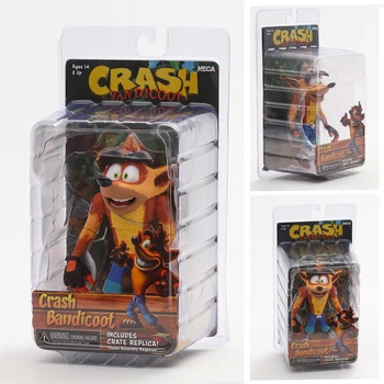 NECA Crash Bandicoot inclui Grade Réplica Figura de Ação Coleção de Brinquedos da área de Trabalho do Modelo