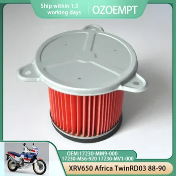 OZOEMPT Motocicleta Filtro de Ar de Aplicar a XRV650 África TwinRD03 88-90 OEM:17230-MM9-000 17230-MS6-920 17230-MV1-000