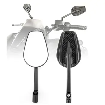 Moto Espelho Traseiro da Vista 8mm/10mm de Ângulo Ajustável de Alta Definição Espelho de Vidro Bicicleta Elétrica Espelhos Laterais Dropshipping