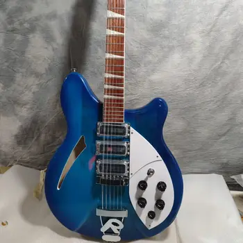 6-seqüência de azul 360 guitarra elétrica