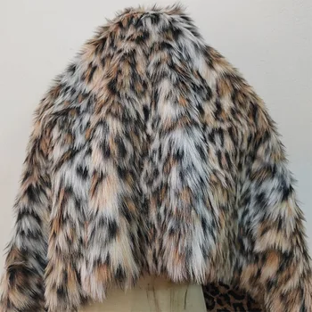 Cabelo bom 2cm Leopard Tigre Padrão de Peles de Tecido de Pelúcia Artificiais Tecidos de Lã de Costura, Material de Acessórios de Vestuário de Diy