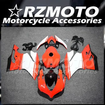 ABS novo de Moto Completa Carenagens Kit de Ajuste Para a Ducati 899 1199 Panigale s 2012 2013 2014 12 13 14 Carroçaria Vermelho Branco + Tampa do Tanque