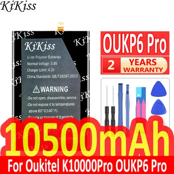 10500mAh KiKiss a Bateria Poderosa, OUKP6 Pro Para Oukitel K10000Pro K10000 Pro OUKP 6 Pro Baterias do Telefone Móvel