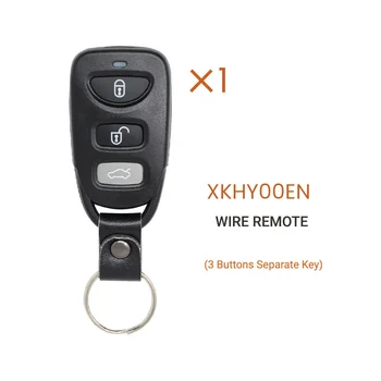 Para XKHY00EN Universal Fio Remoto chaveiro de 3 Botão para o Estilo para VVDI Ferramenta-Chave