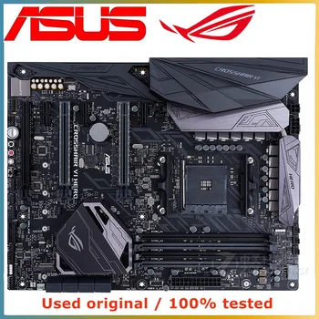 Para a AMD X370 Para ASUS ROG CROSSHAIR VI HERÓI placa-Mãe do Computador AM4 DDR4 64G Desktop placa-mãe SATA III USB PCI-E 3.0 X16