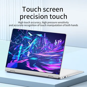 11.6 Polegadas Laptop com tela de toque HD de 360° Flip-e-Dobra Celeron N4020 1.10 GHz, 6GB de RAM, SSD de 512GB Perfeito para o Trabalho e Jogar