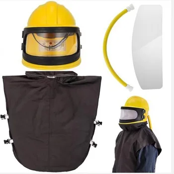 ABS Pelindung de Pasir Peledakan Leme Debu Masker Peledakan Capa dengan Software Menyesuaikan Suhu de Segurança, Máscara de