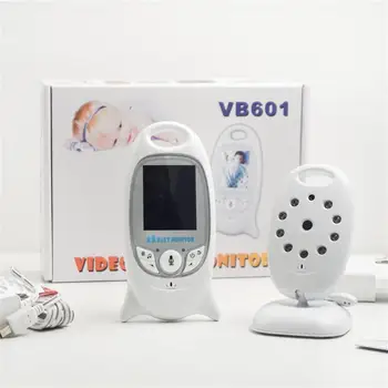 VB601 sem Fio de Áudio e Vídeo do Monitor do Bebê de Visão Noturna Rádio Babá de Música de Interfone IR 24h Portátil do Bebê Câmera Babá do Bebê