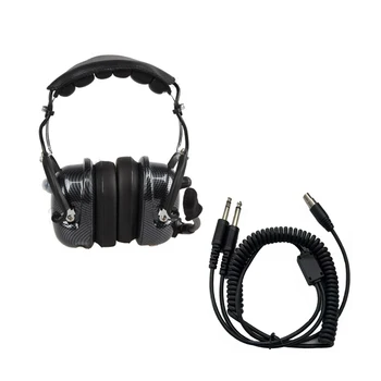 Aviação geral Fone de ouvido, Piloto Fone de ouvido, Duplo Plug-Piloto de Fone de ouvido, Redução de Ruído, Pilotos, 3,5 mm