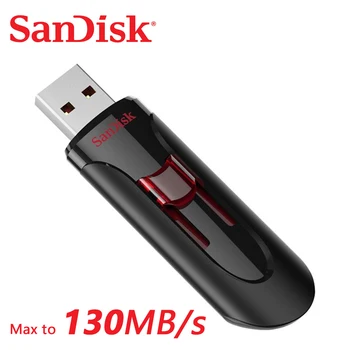 100% Originais da Sandisk CZ600 USB 3.0, a Pen drive 128GB de 256GB Unidade Flash USB de Alta Velocidade 64GB de Memória Stick 16GB 32GB Disco de U