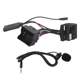 Carro Rádio de Áudio do Dispositivo de Música compatível com Bluetooth Aux Adaptador de Chicote de fios do Fio Rádio Leitor de Áudio Adaptador para VW Passat Jetta Tiguan