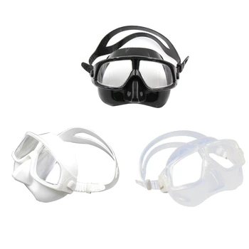 Visão ampla Snorkel, Máscara Anti-fog Óculos de Mergulho com Snorkel Nadar Máscara para Mergulho