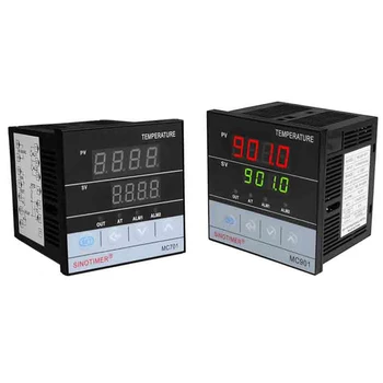 SINOTIMER 2 Conjunto Impermeável Digital do Controlador PID de Temperatura Tipo K PT100 Sensor de Entrada do Relé, SSR Saída, MC901 & MC701
