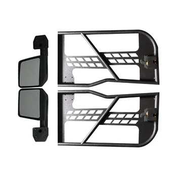 Substituição de 2 Portas com Espelhos para Jeep Wrangler JL JLU 2018-2021 LANTSUN JL1079