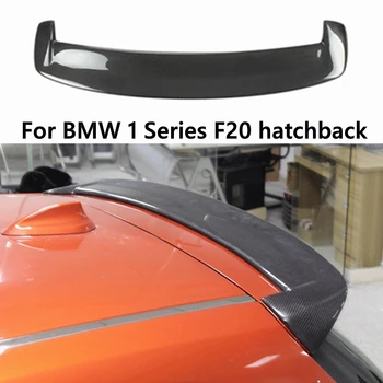 Para o BMW Série 1 F20 hatchback 3D em Estilo fibra de Carbono, Spoiler Traseiro Tronco asa 2011-2020 FRP carbono Forjado